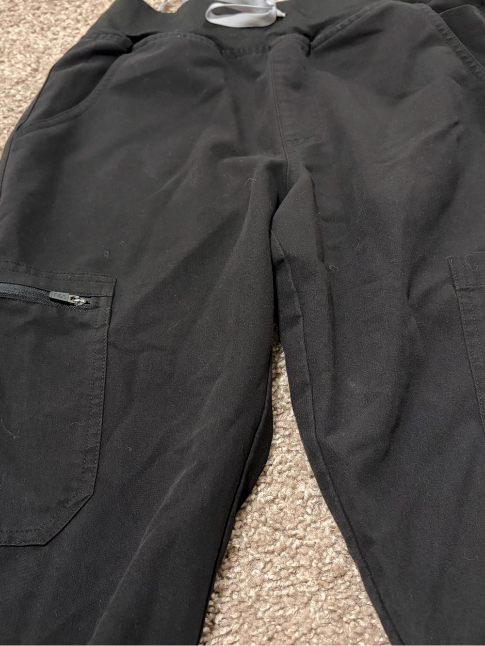 FIGS HW Yola Skinny Scrub Pants Women's Small PO 2721 Black - Picture 4 of 4